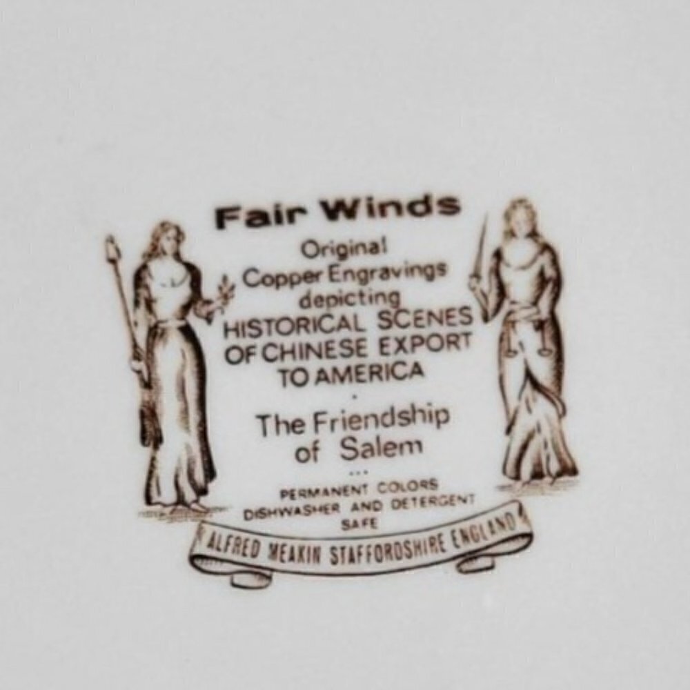 Fair Winds The Friendship of Salem Dinner Plate 10.5" - Picture 7 of 10